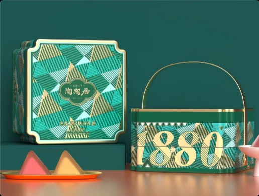 陶陶居冰晶夏日糕點禮盒包裝設(shè)計